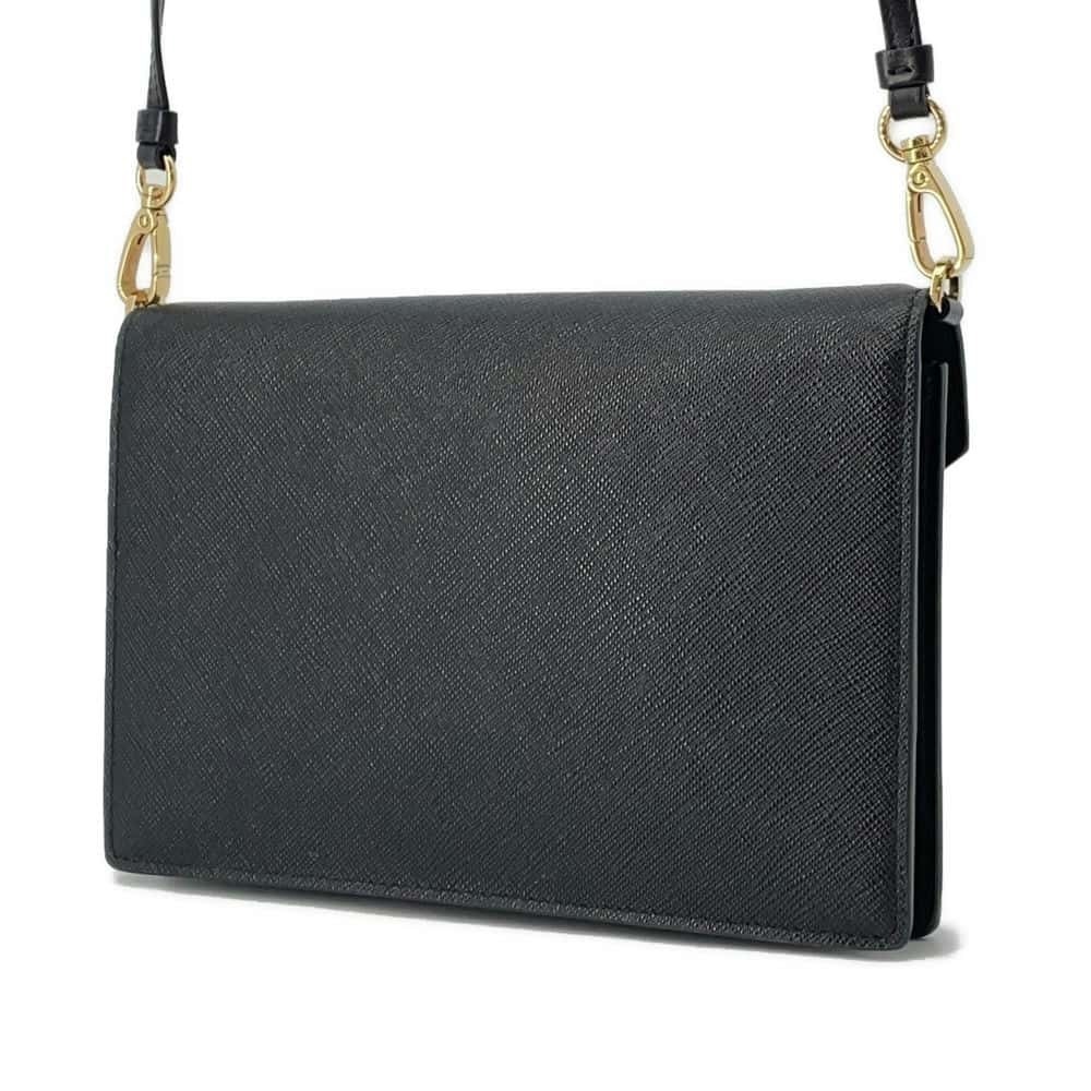Prada Black Saffiano Leather Shoulder Bag